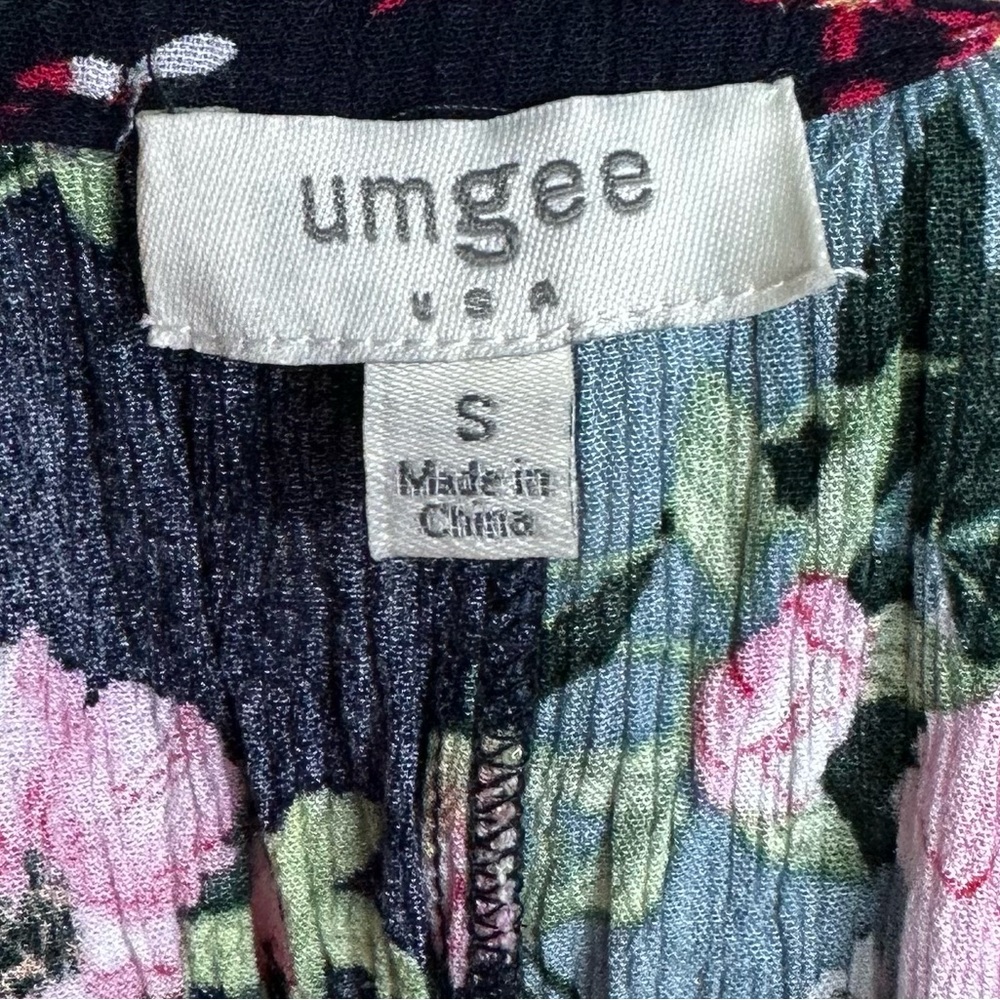 Umgee Floral Patchwork Boho Flowy Sleeveless Long… - image 7